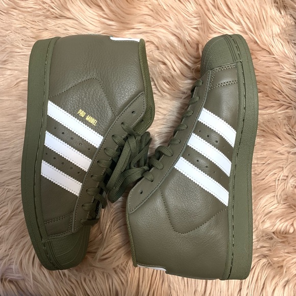 olive green adidas shell toes